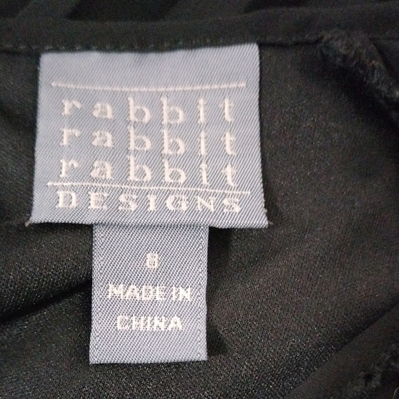 Rabbit Rabbit Rabbit Elegant Black Mini Dress - Picture 5 of 6